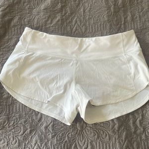 Lululemon Speed Up Shorts, Size 4, 2.5 inch inseam, pre-owned. Good condition